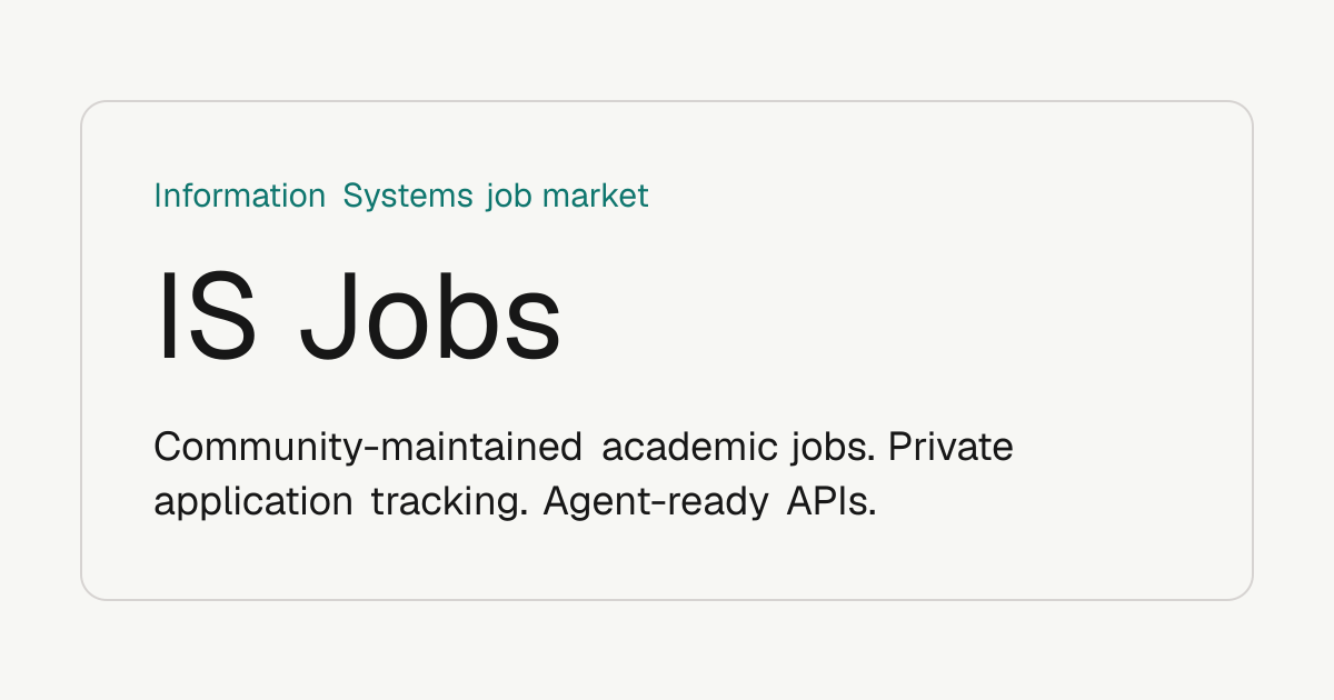 Assistant Professor of Computer Information Systems | IS Jobs